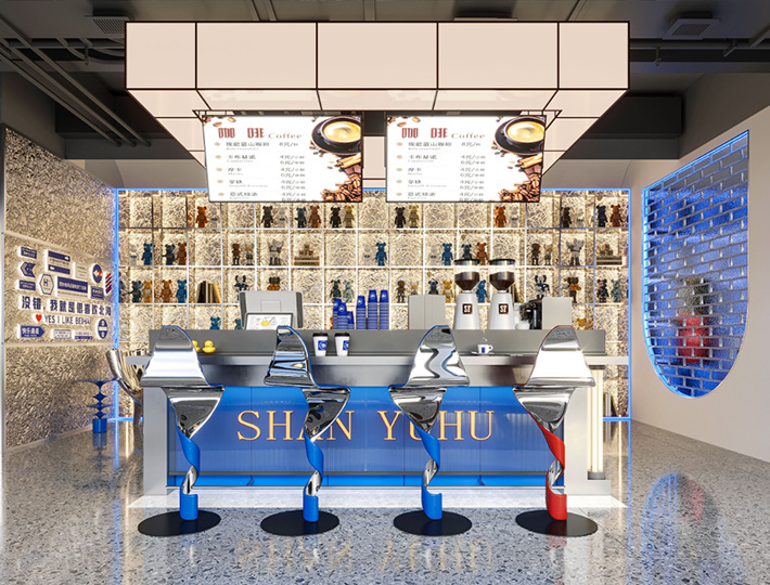 湖畔见咖啡店